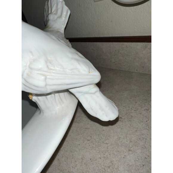 Doves Bird Bath Bowl-Italian Ceramic - Picture 14 of 14